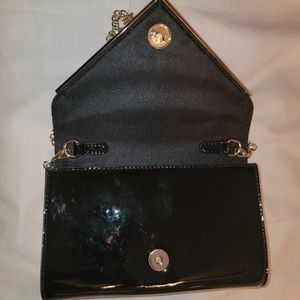 Patent leather clutch